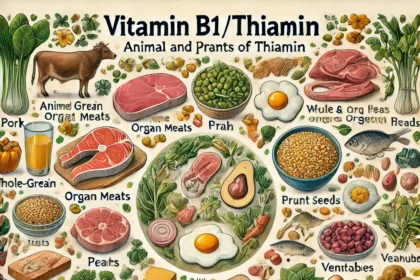 Vitaminas B1 (Tiaminas): Nauda, šaltiniai ir trūkumo pavojai