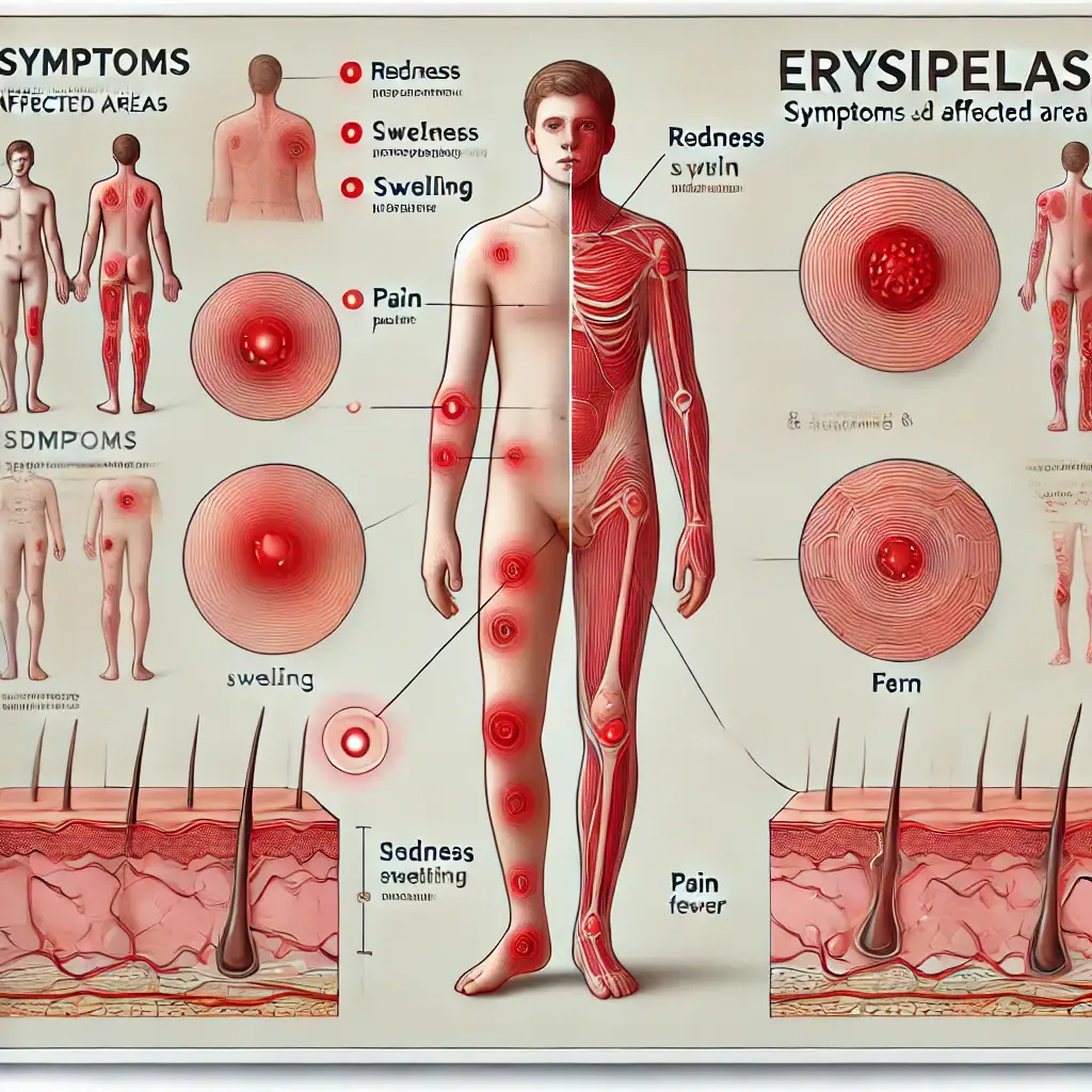 Erysipelas ( Rožė )– simptomai, gydymas ir prevencija 9 Erysipelas ( Rožė )– simptomai, gydymas ir prevencija
